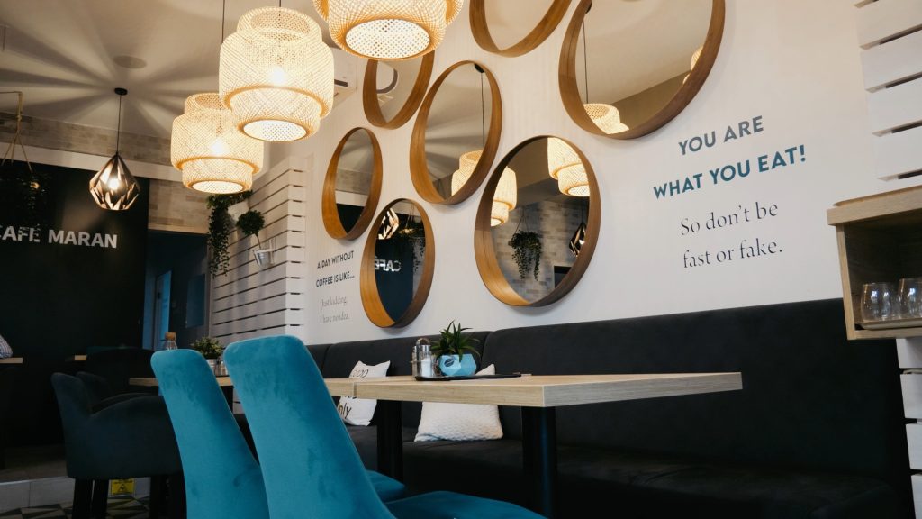Cafe Maran Váróczi Üzletberendezés Projekt - lámpabúrák